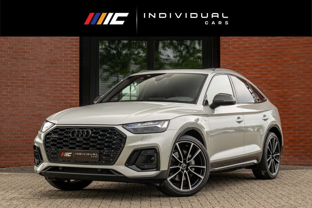 Audi Q5 Sportback 55 TFSI e S edition Competition Carbon Luc, Auto's, Audi, Bedrijf, Te koop, Q5, 360° camera, 4x4, ABS, Achteruitrijcamera