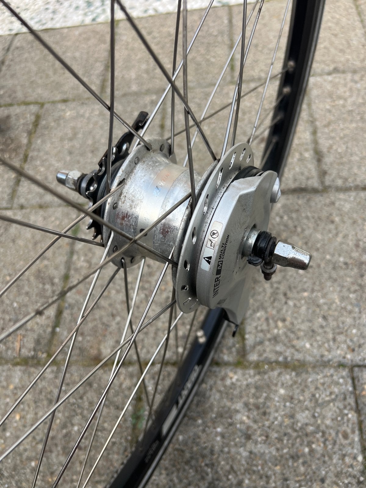 Shimano Nexus Inter-8 Achterwiel - Gebruikt, Gebruikt, Aluminium, Stadsfiets, Ophalen