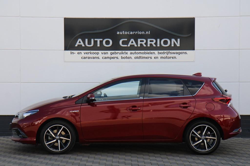Toyota Auris 1.8 Hybrid Navi Camera Dealer Onderhouden !, Startonderbreker, Gebruikt, Zwart, 4 cilinders