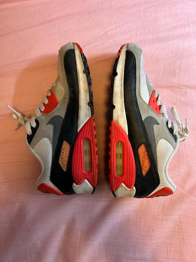 Nike Air Max 90 Infrared, Ophalen of Verzenden, Gedragen, Overige kleuren, Sneakers of Gympen