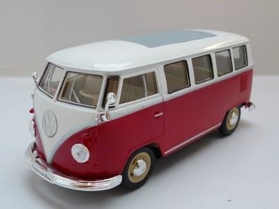 Nieuw in doos! Volkswagen Classic T1 bus – Modelauto Welly, Hobby en Vrije tijd, Modelauto's | 1:24, Nieuw, Ophalen of Verzenden