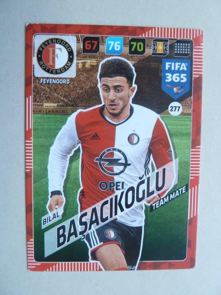Panini Fifa 365 card. Bilal.Bascikoglu. Feyenoord, Verzamelen, Sportartikelen en Voetbal, Ophalen of Verzenden, Zo goed als nieuw
