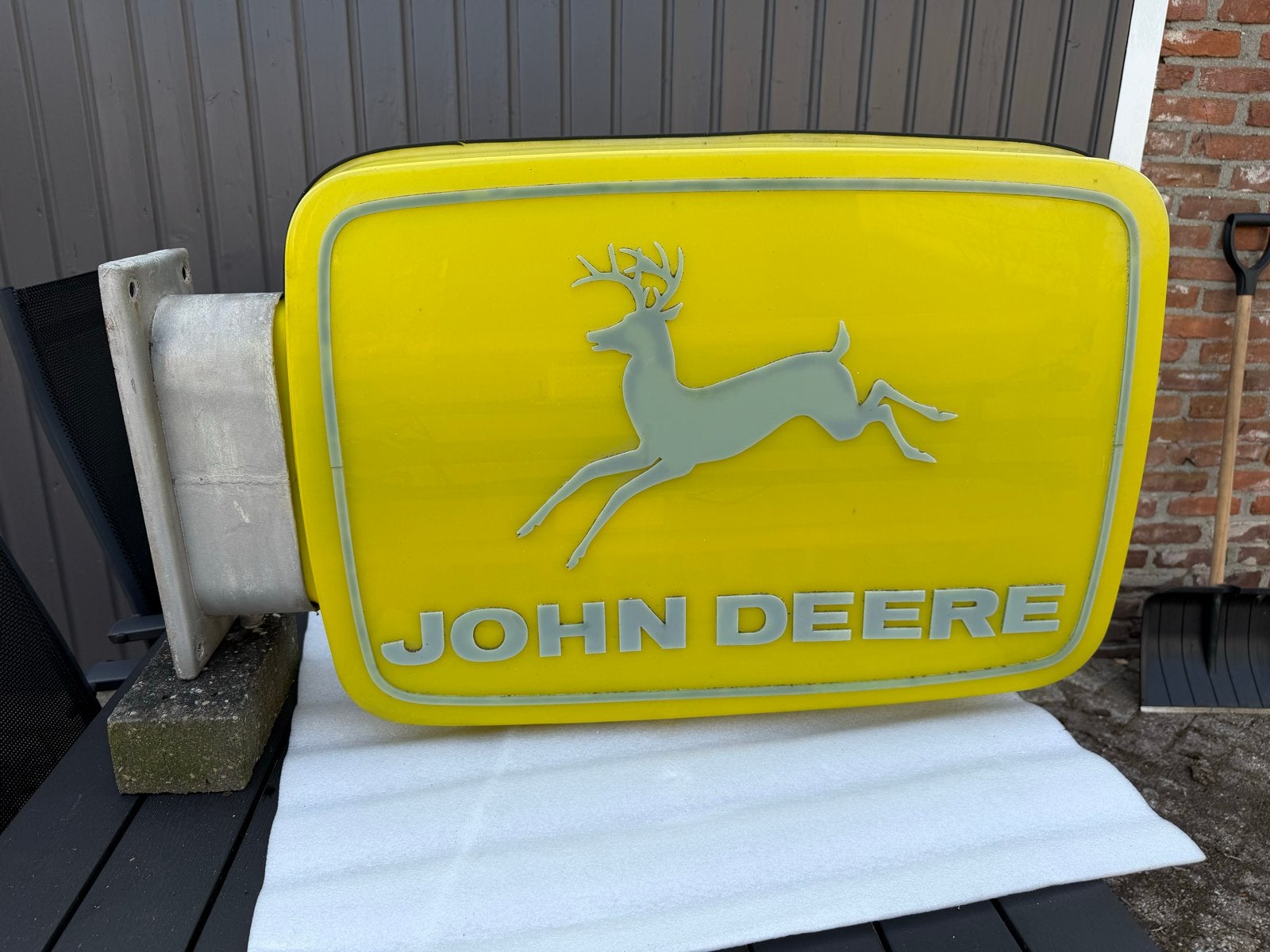 Zeldzame John Deere Lichtbak / Lichtreclame, Ophalen, Gebruikt