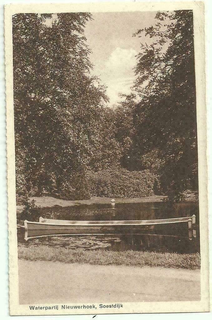AK Soestdijk - Waterpartij Nieuwerhoek, Verzenden, 1920 tot 1940, Ongelopen, Utrecht