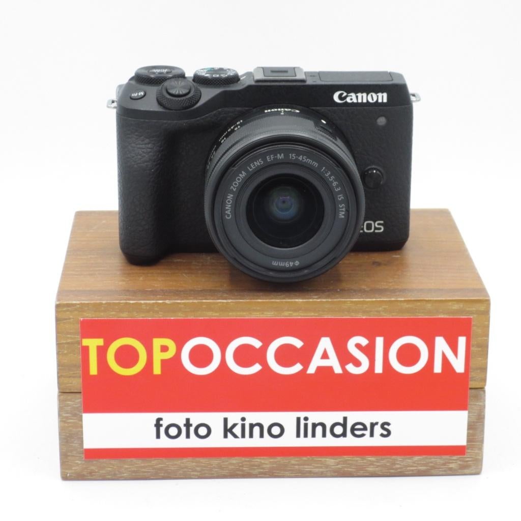 OCCASION: Canon EOS M6 II + 15-45mm, Ophalen of Verzenden, Gebruikt, Canon, 8 keer of meer
