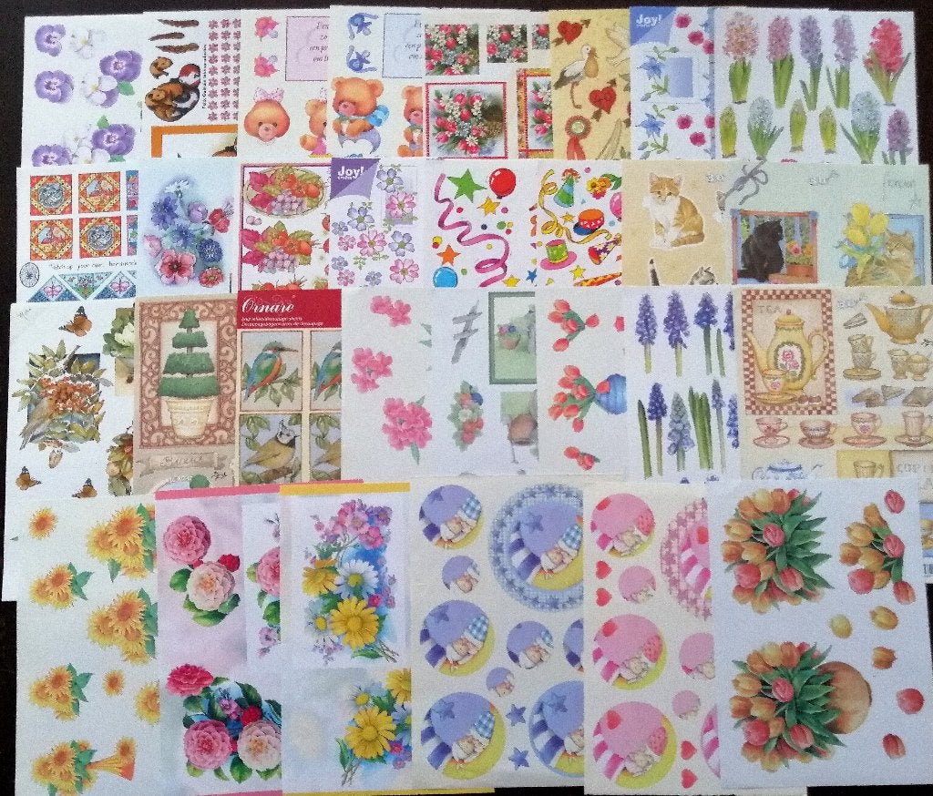 A5 knipvellen pakket, 30 stuks Nr.16, Ophalen of Verzenden, Nieuw, Overige thema's, Knipvel