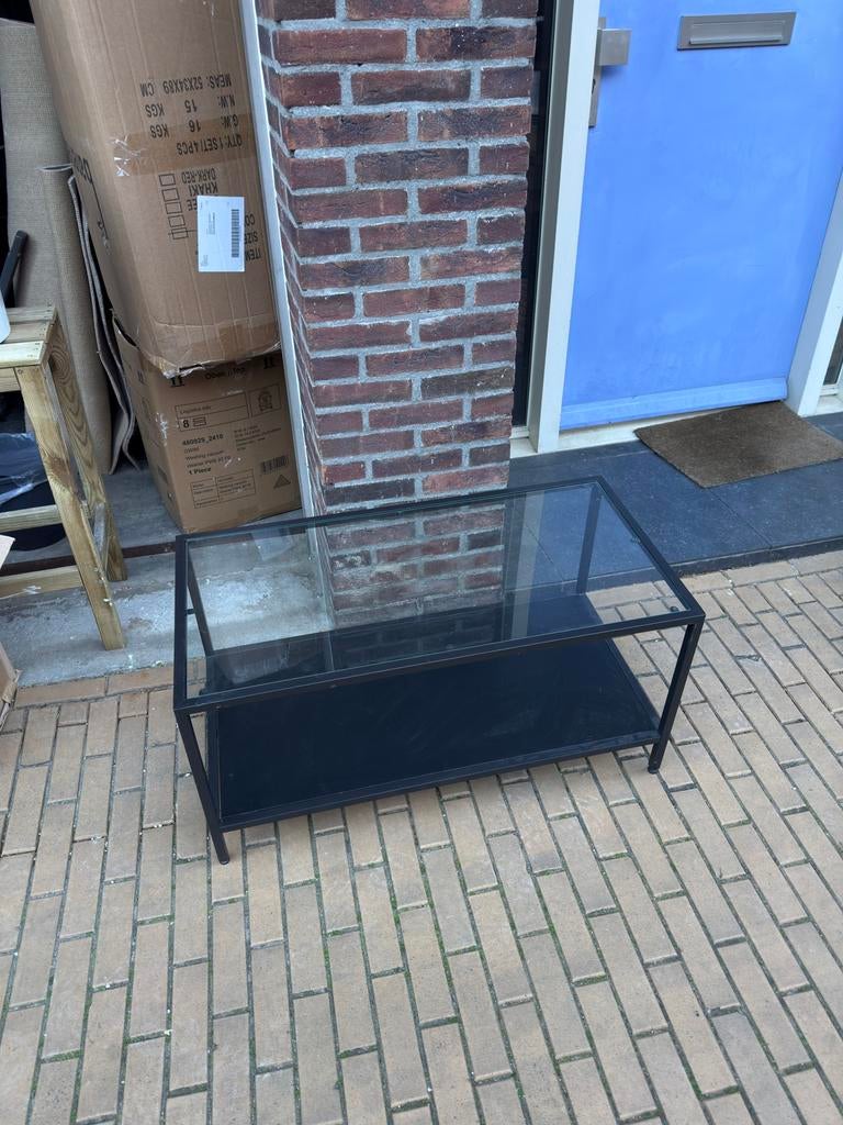 Ikea vittsjo salontafel, Huis en Inrichting, Tafels | Salontafels, Ophalen, Gebruikt, 100 tot 150 cm, 50 tot 100 cm