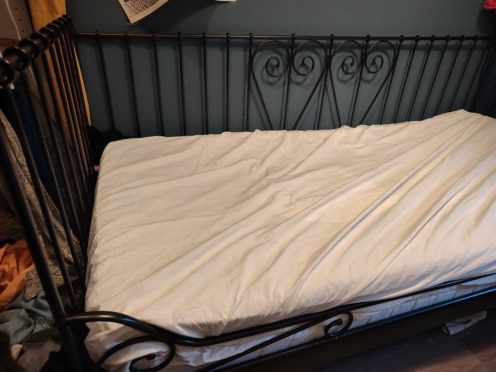 ikea spijlenbed incl lattenbodem 90x 200 Meldal, Ophalen, Gebruikt, Eenpersoons, 90 cm