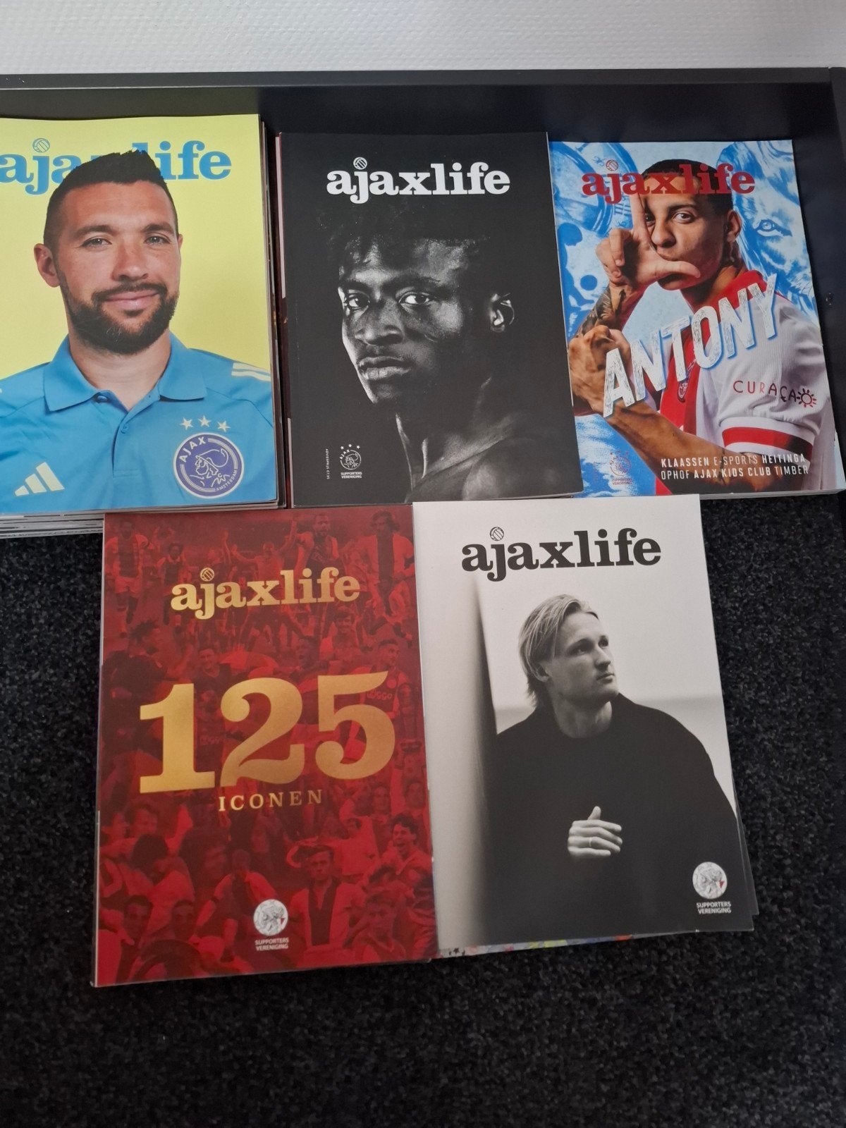 37x tijdschrift AjaxLife Ajax Supporters vereniging, Ophalen, Gebruikt, Ajax, Boek of Tijdschrift