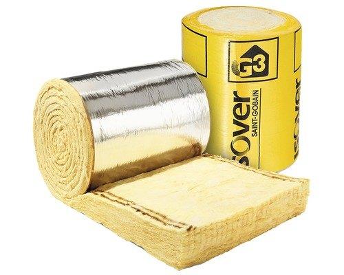Isover glaswol 12cm, 12 cm of meer, Nieuw, 5 tot 10 m², Glaswol
