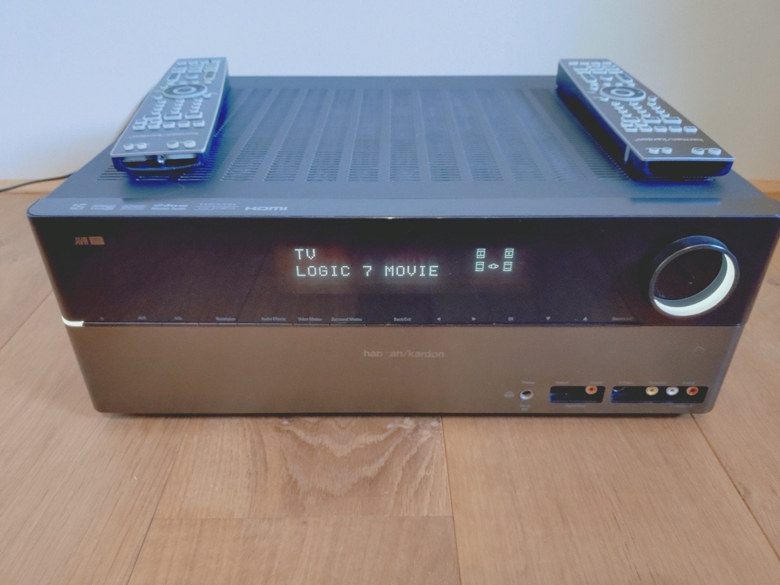Harman Kardon AVR 255 7.1 AV-Receiver + 2 Afstandsbedieninge, Audio, Tv en Foto, Versterkers en Receivers, Ophalen of Verzenden