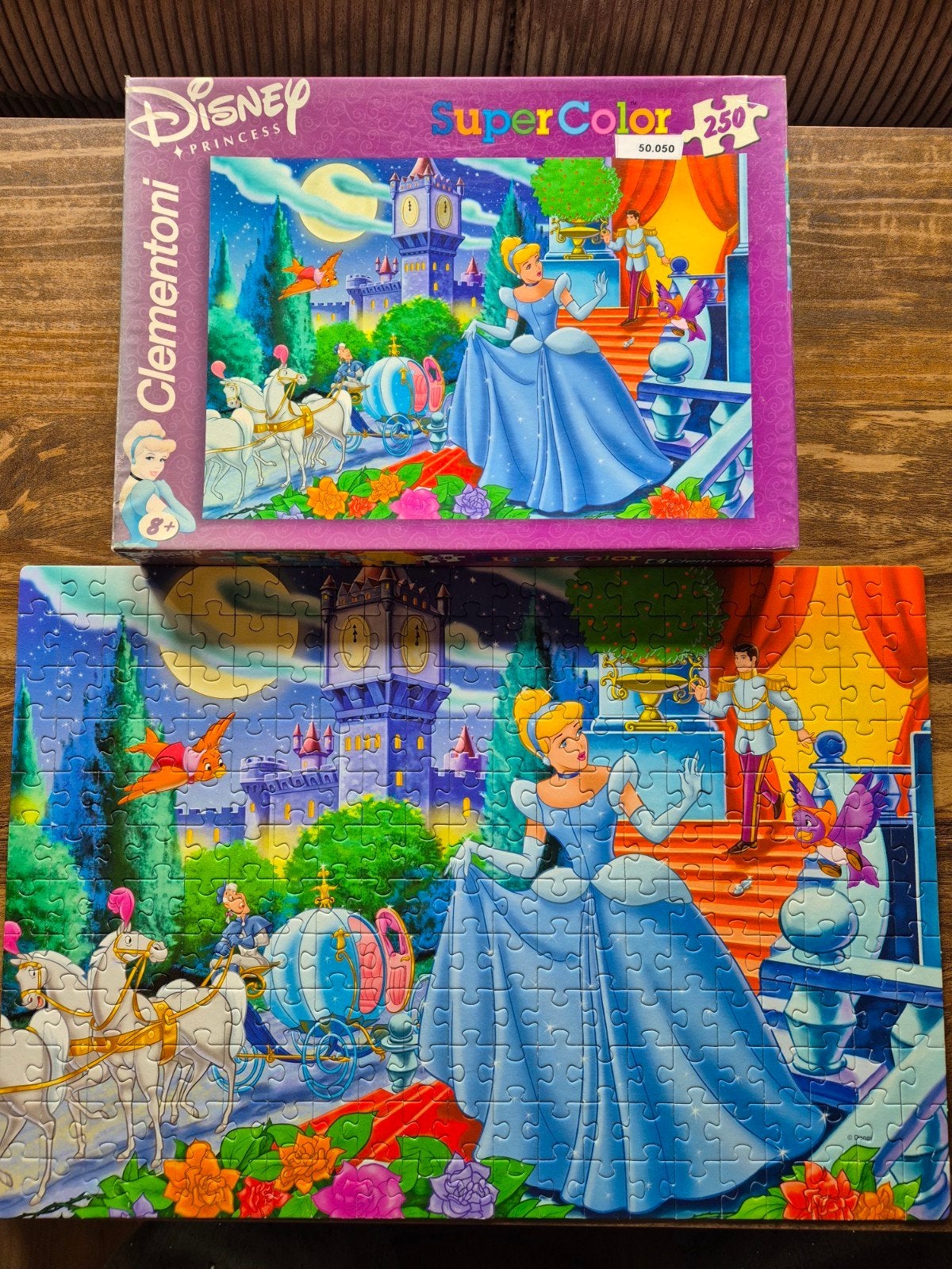 Disney Assepoester Legpuzzel 250 stukjes, Ophalen of Verzenden, Gebruikt, 6 jaar of ouder