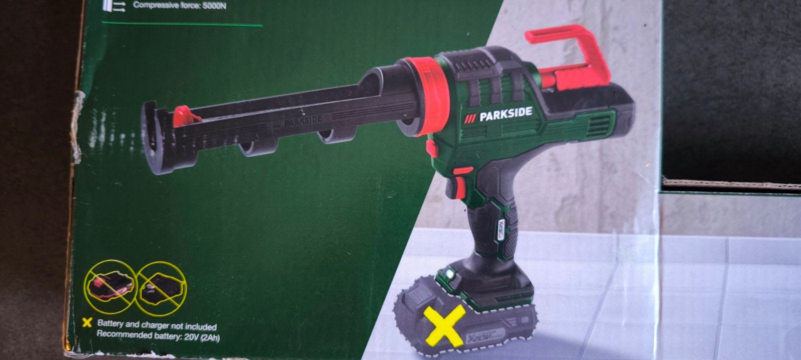 Parkside 20V Accu Kitspuit - Nieuw in doos, Doe-het-zelf en Verbouw, Gereedschap | Handgereedschap, Ophalen of Verzenden, Nieuw