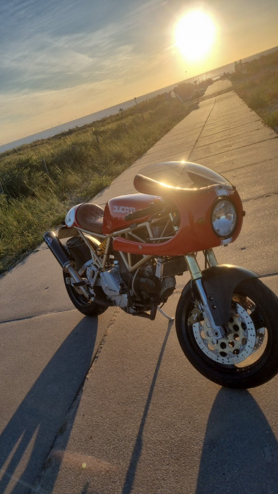 Ducati 750SS Cafe racer, Ophalen, Gebruikt