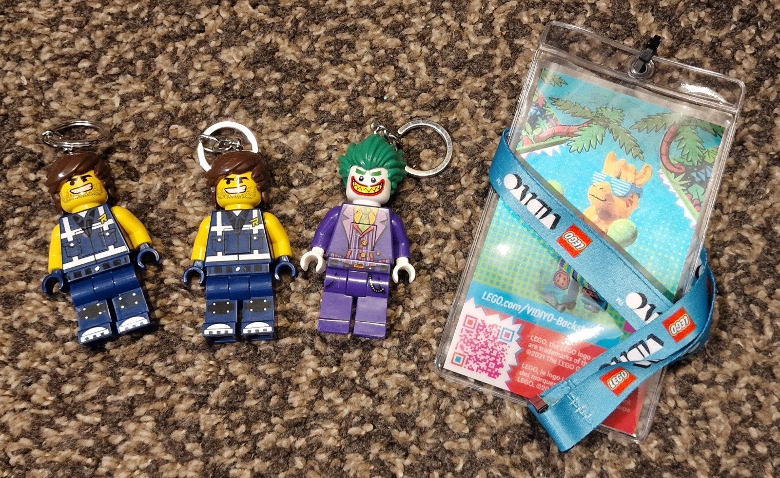 3x Lego Sleutelhangers Met Ledlicht, Ophalen of Verzenden