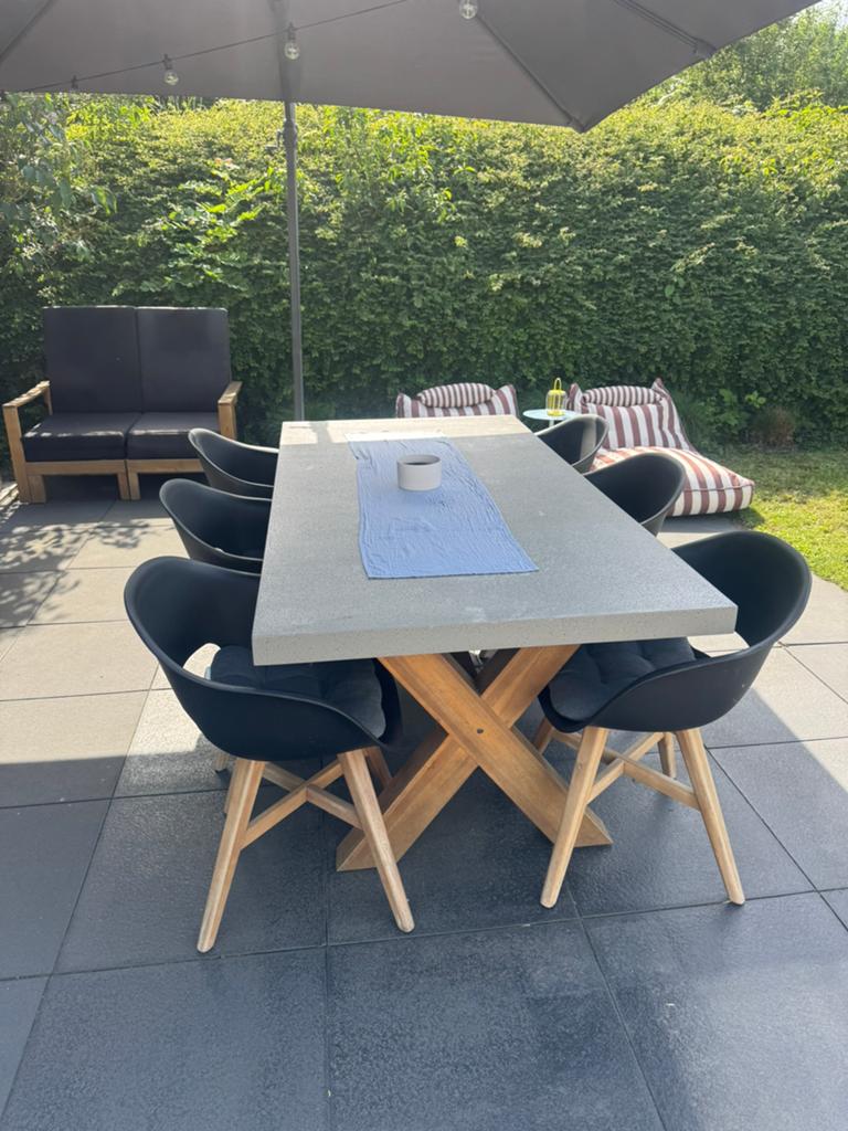Tafel met 6 stoelen, Antiek en Kunst, Ophalen