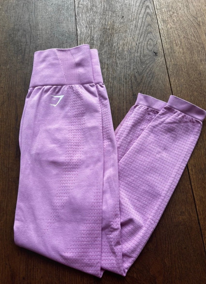 Gymshark vital seamless 2.0 legging, Verzenden, Roze, Maat 36 (S), Fitness of Aerobics