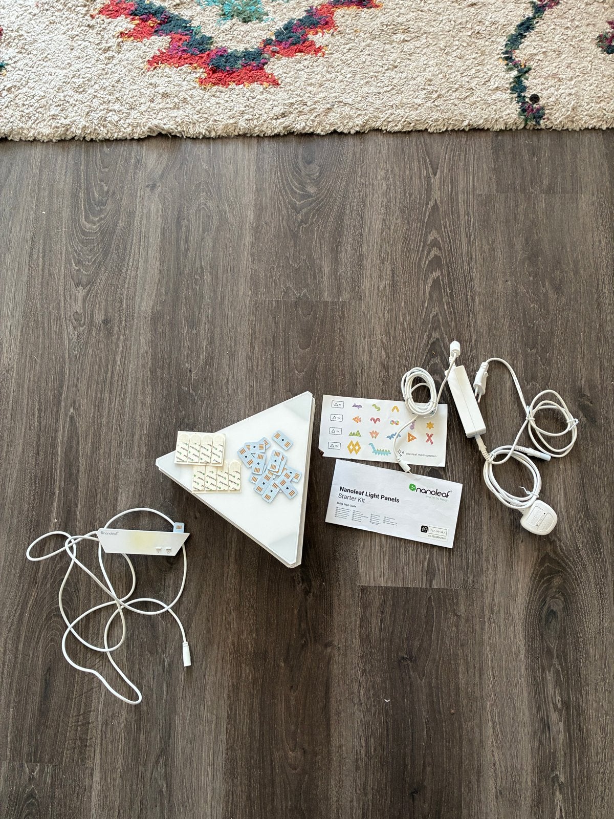 Nanoleaf Light Panels Starter Kit - Slimme Verlichting, Huis en Inrichting, Ophalen, Wit, Overige merken, Kunststof
