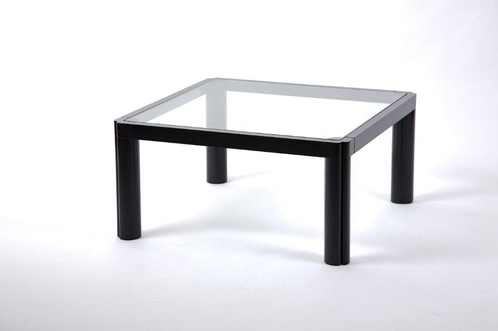 salontafel Artifort Kho Liang Ie vintage, Gebruikt, 100 tot 150 cm, Vintage, Glas
