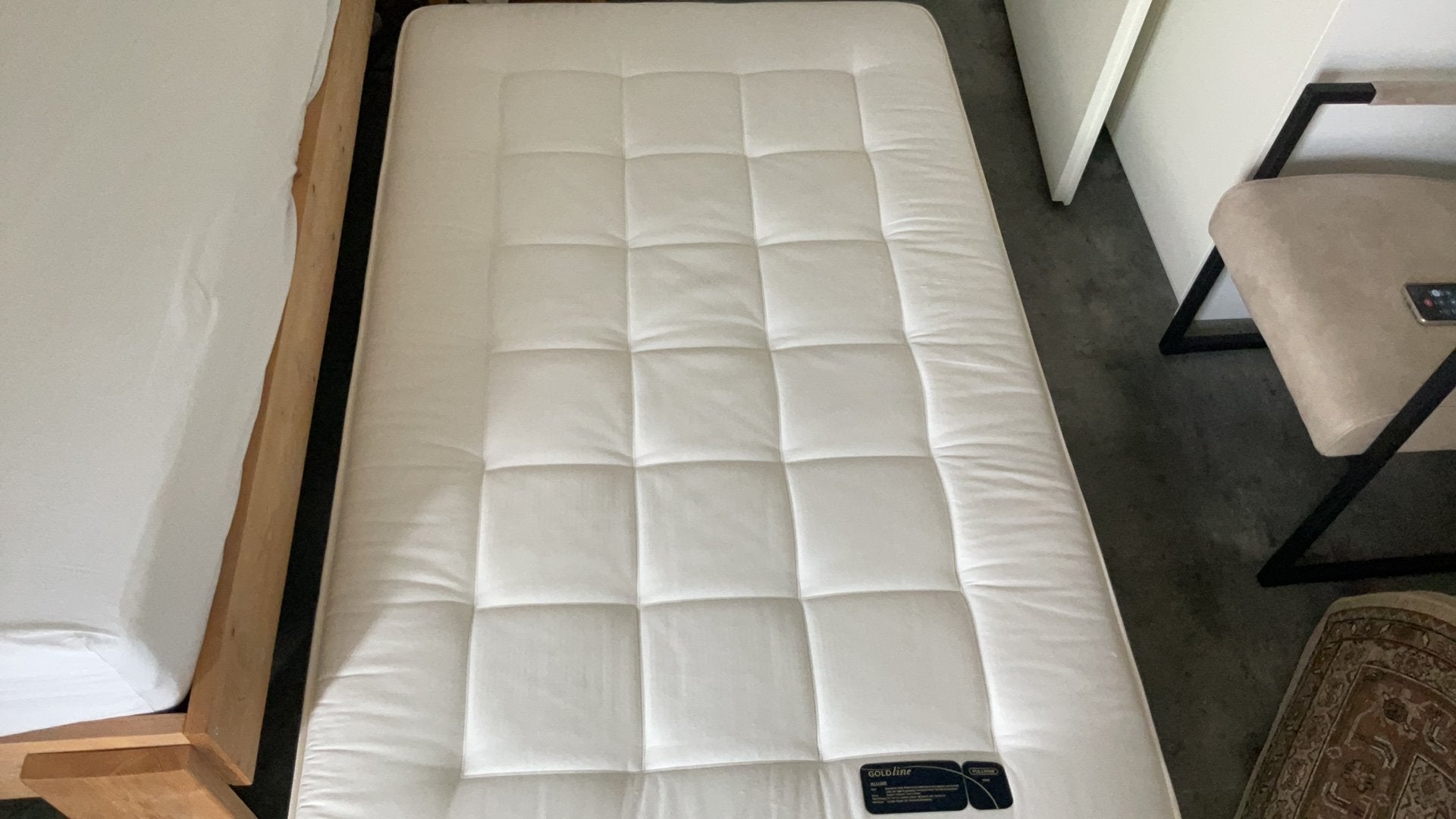 Pullman Goldline Alure 120x200 Firm, Ophalen, Zo goed als nieuw, Twijfelaar, 120 cm