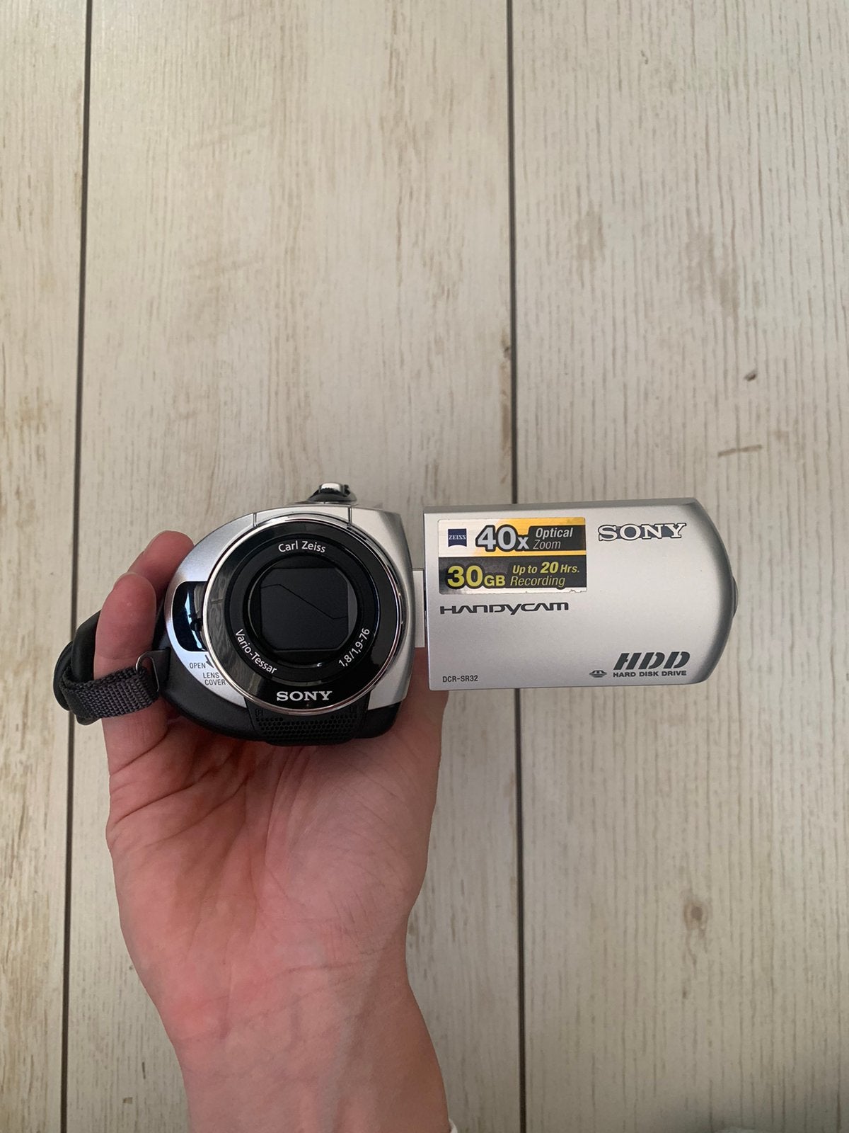 Sony Handycam DCR-SR32E, Audio, Tv en Foto, Videocamera's Digitaal, Harde schijf, 20x of meer, Ophalen of Verzenden, Zo goed als nieuw