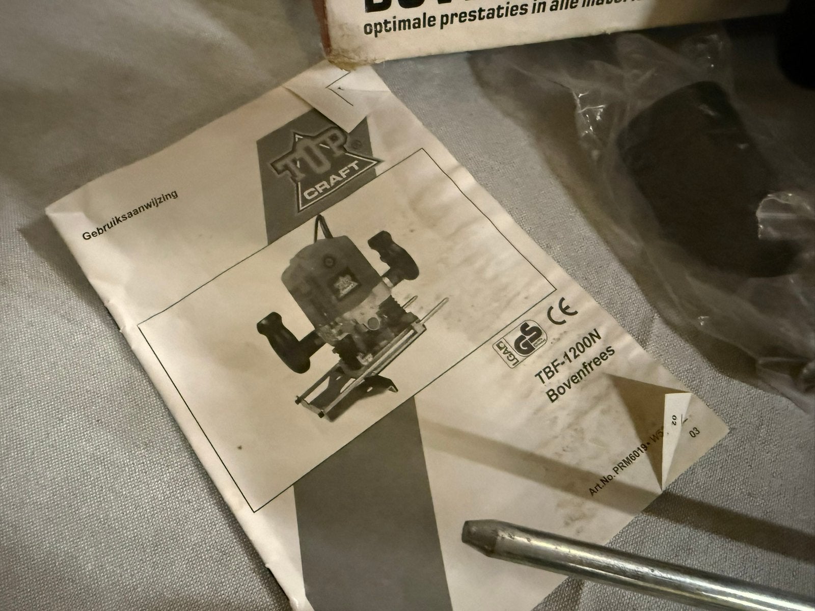 Topcraft bovenfrees te koop, Ophalen of Verzenden, Gebruikt, Elektrisch, Bovenfrees