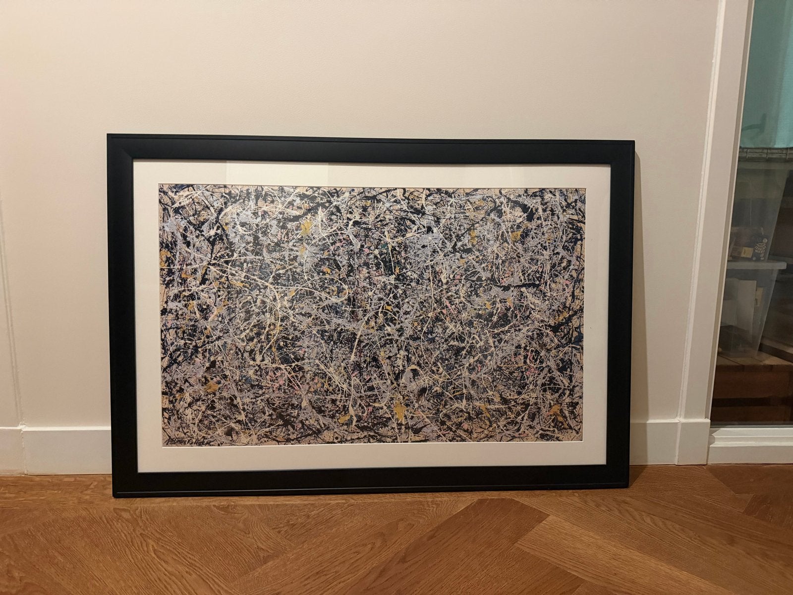 Ingelijste Pollock Poster - Abstracte Kunst, Ophalen