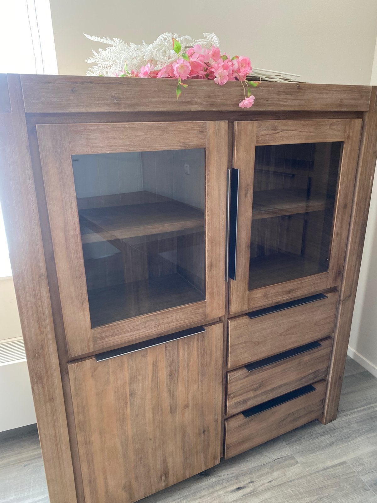 Woonprogramma acacia, Zo goed als nieuw, 150 tot 200 cm, 25 tot 50 cm, 50 tot 100 cm