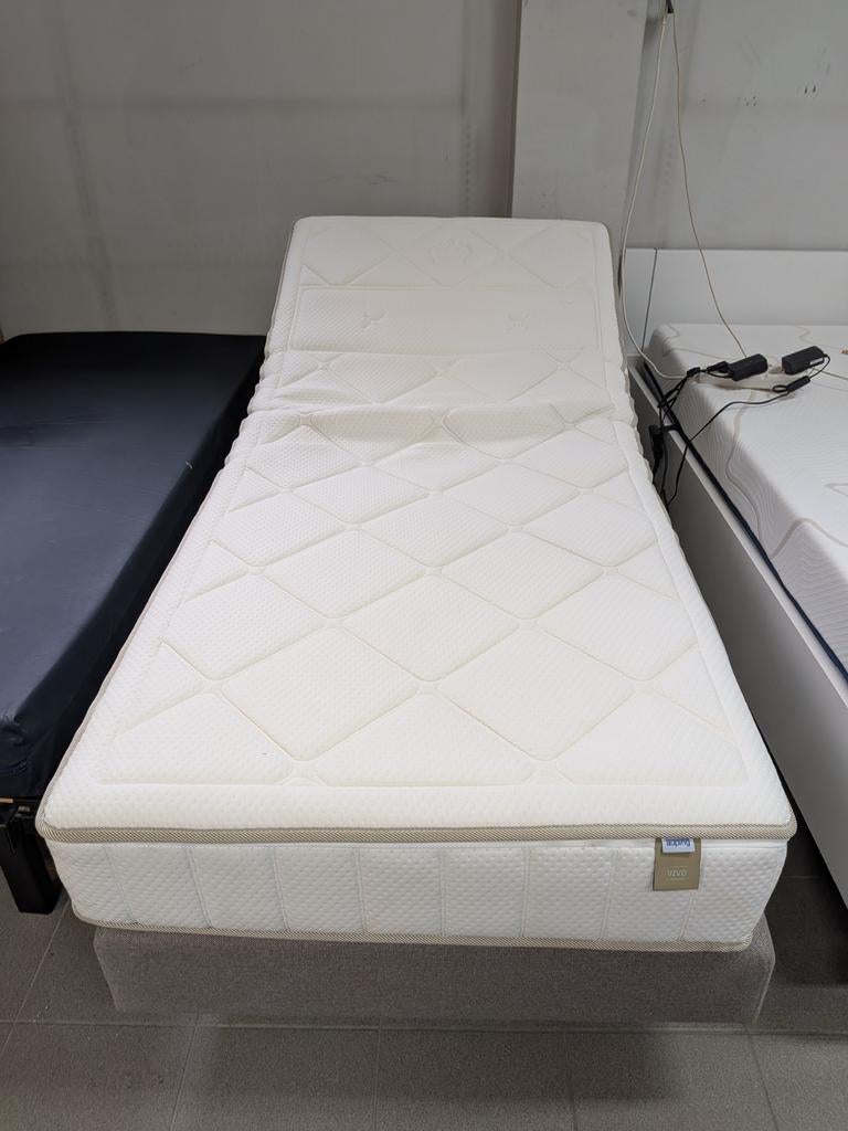 Auping Vivo Elektrisch 1-Persoonsbed | 90x200 | Bluetooth, Ophalen, Nr, 90 cm, Eenpersoons