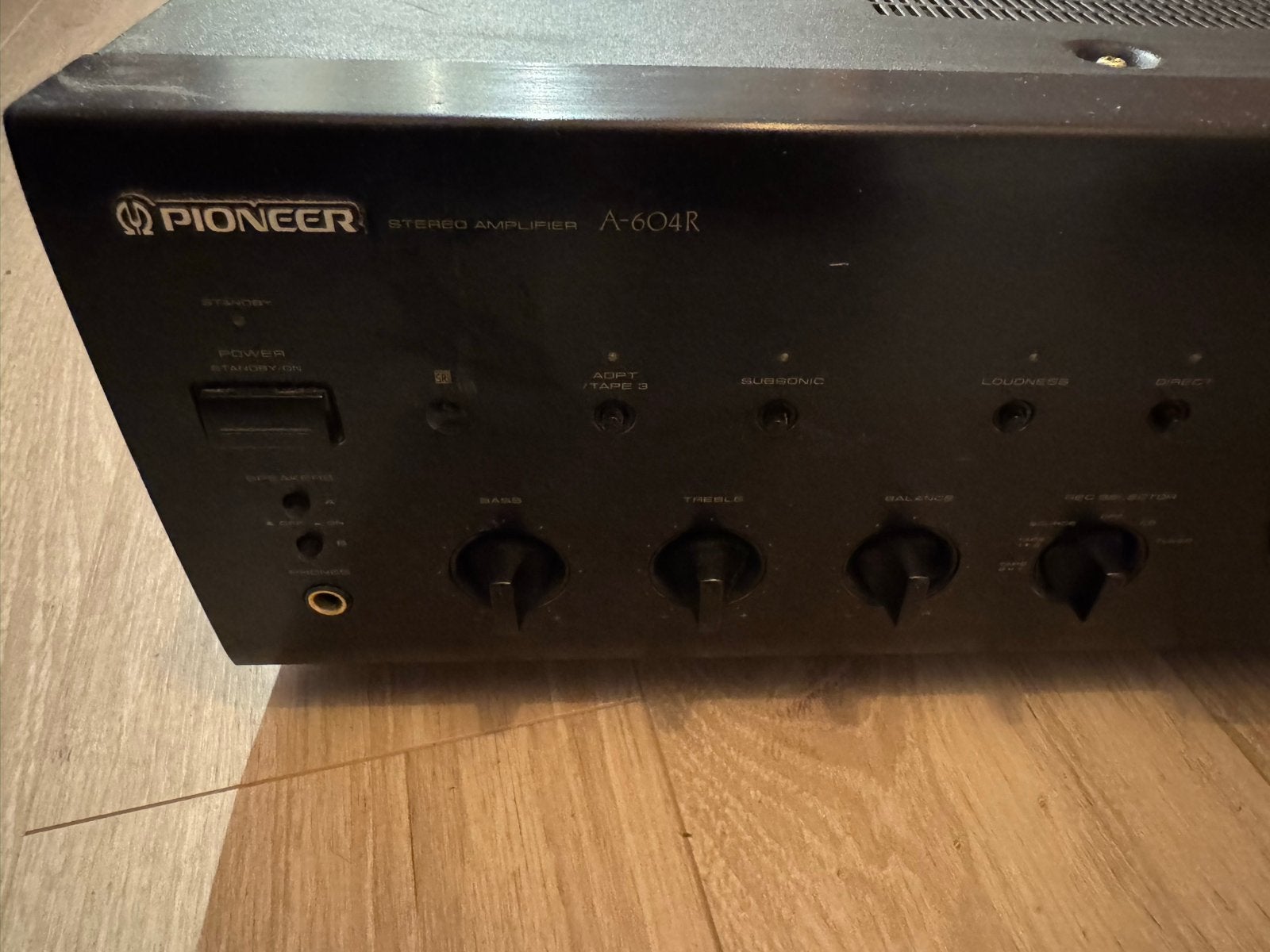 Pioneer A-604R Stereo Versterker - Krachtig Geluid, Gebruikt, Ophalen of Verzenden, 60 tot 120 watt, Pioneer