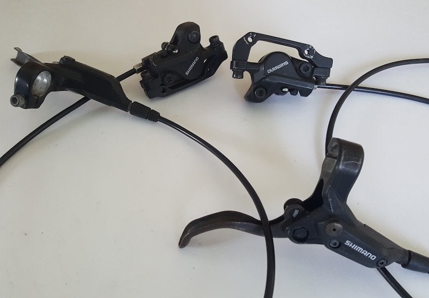 Syncros stuur stuurpen en Shimano hydraulische remset, Fietsen en Brommers, Fietsonderdelen, Ophalen, Remmen, Overige materialen