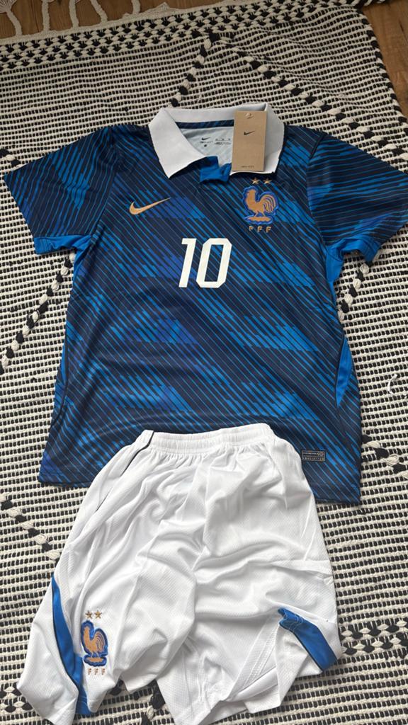 Frankrijk WK 2026 Mbappe Thuisshirt #10 XS-S, Sport en Fitness, Voetbal, Maat XS of kleiner, Verzenden, Nieuw, Shirt
