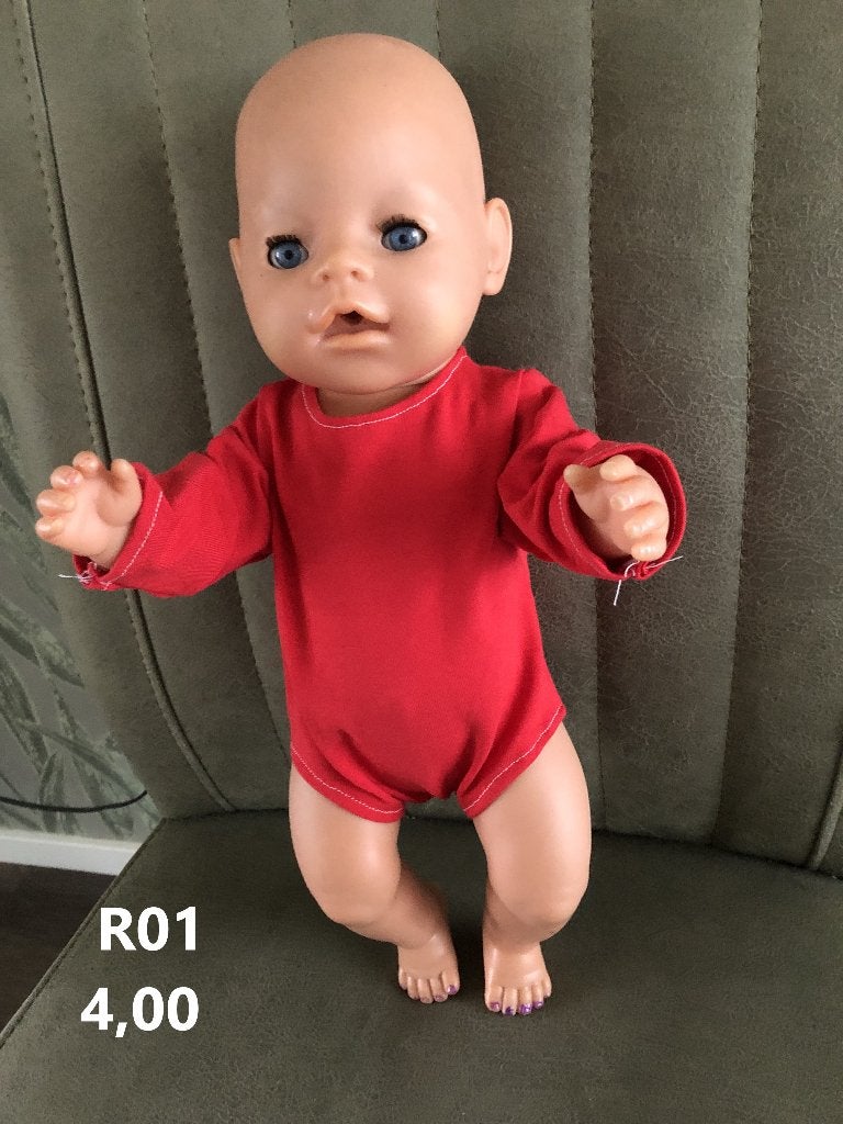Poppenkleertjes baby born. Rompertje. Opbrengst KiKa., Kinderen en Baby's, Ophalen of Verzenden, Nieuw, Babypop