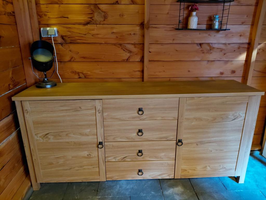 Dressoir 2 meter breed, Huis en Inrichting, Kasten | Dressoirs, Ophalen, Gebruikt, 25 tot 50 cm
