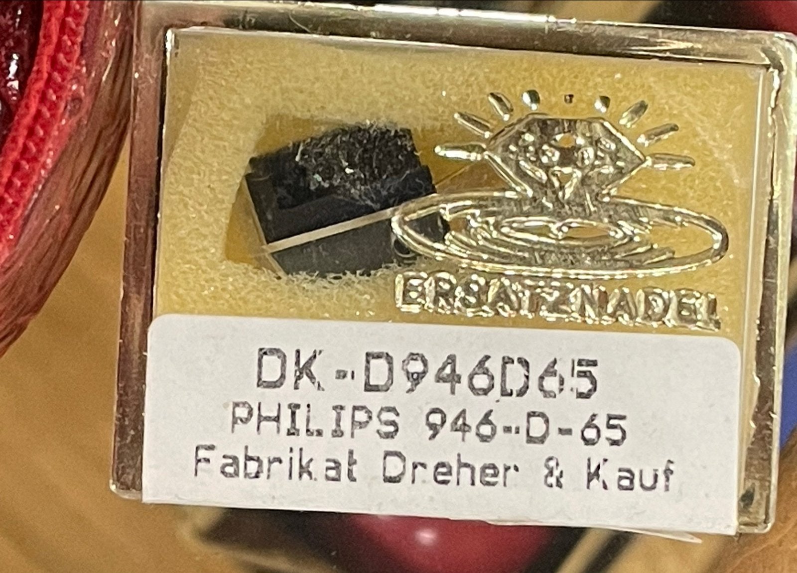 Philips 946-D-65 DK-D946D65 Ersatznadel - Nieuw, Audio, Tv en Foto, Ophalen of Verzenden, Nieuw, Platenspeler-onderdeel, Philips