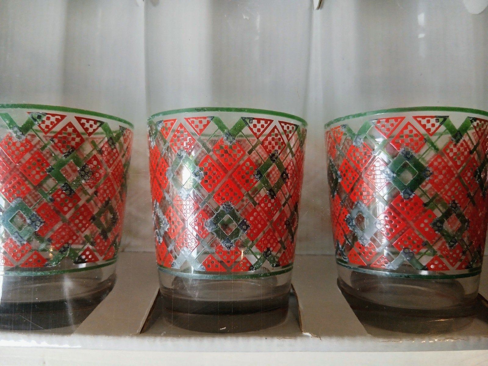6 Retro limonadeglazen nieuw in verpakking, Ophalen of Verzenden