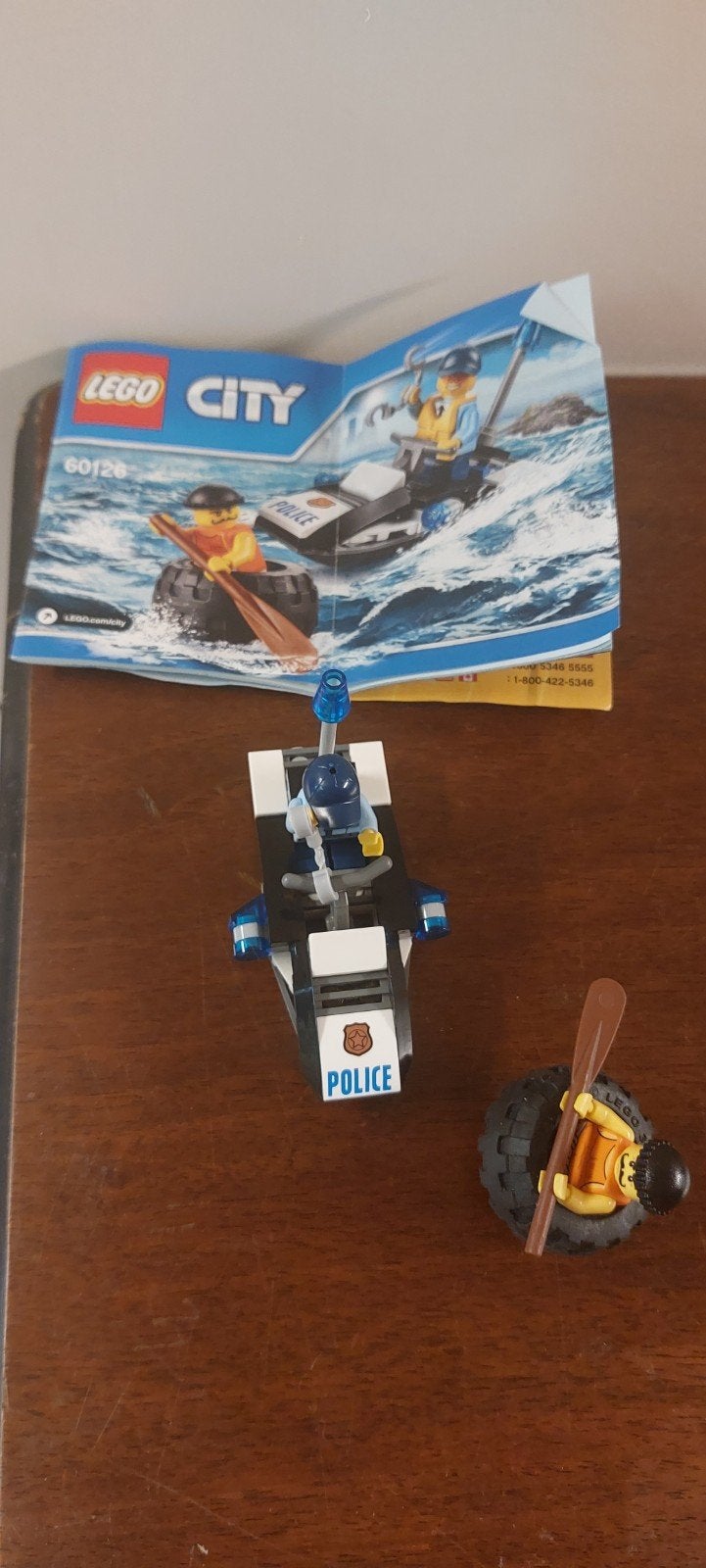 LEGO City 60126 Bandieten ontsnapping (zonder doosje), Ophalen of Verzenden, Zo goed als nieuw