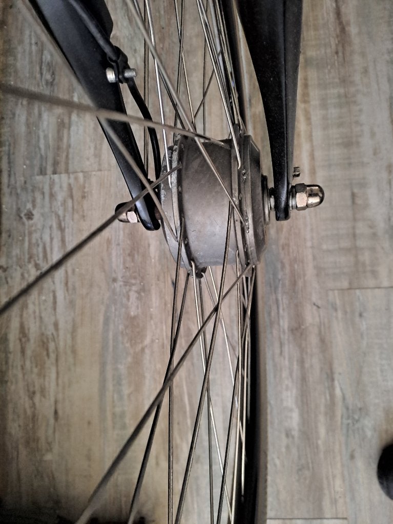 Gezocht: Voorwielmotor van Vogue Basic, Gebruikt, Vogue, Aluminium, Ophalen