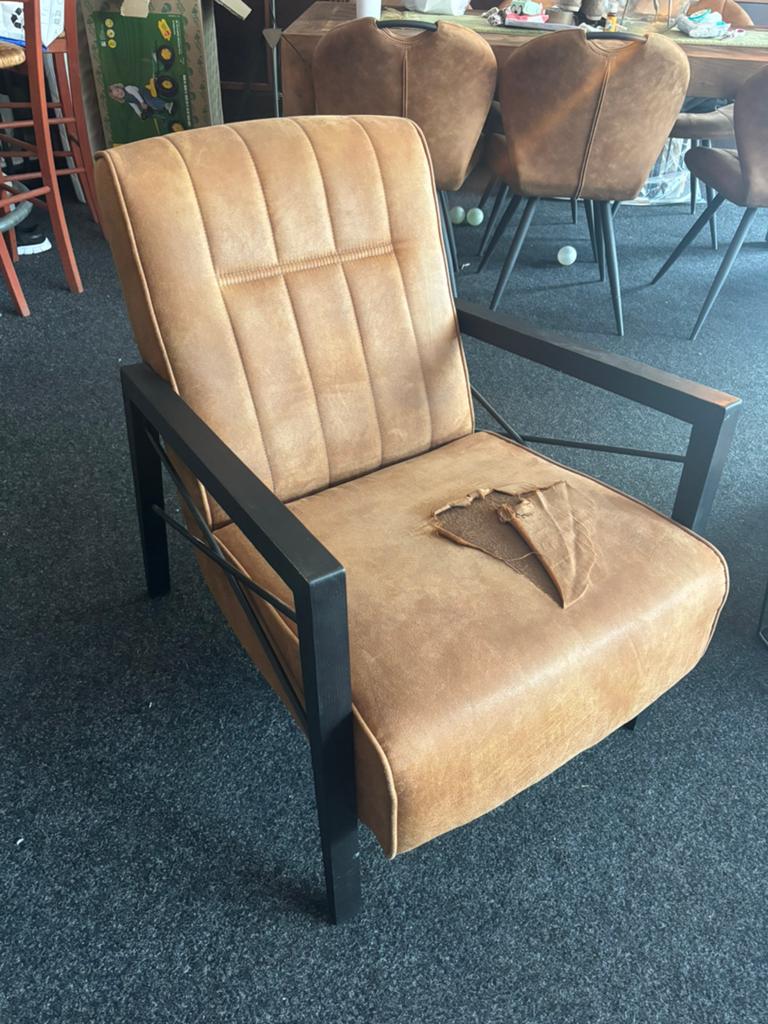 Gratis stoel met kapotte stof, verder zeer netjes, Ophalen, Gebruikt, 75 tot 100 cm, Stof