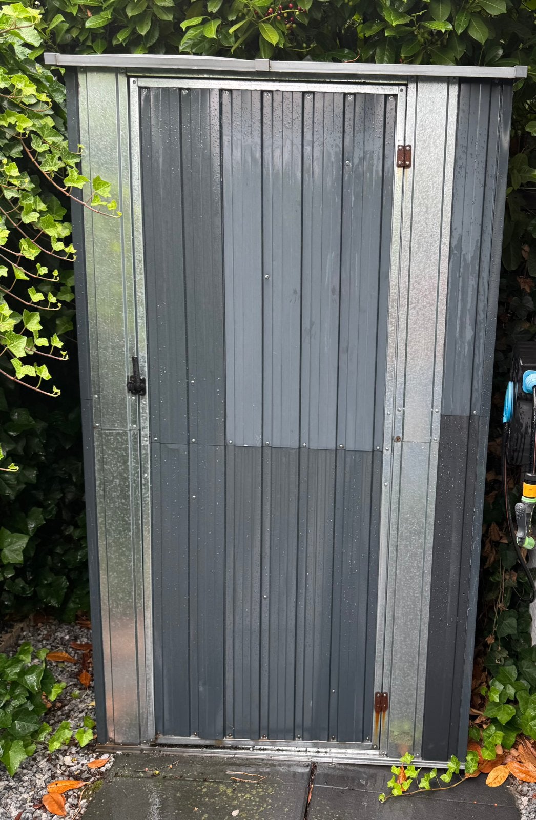 Binnenkort te koop - vida xl tuinkast met deur, Ophalen, Gebruikt, Kunststof, Overige typen