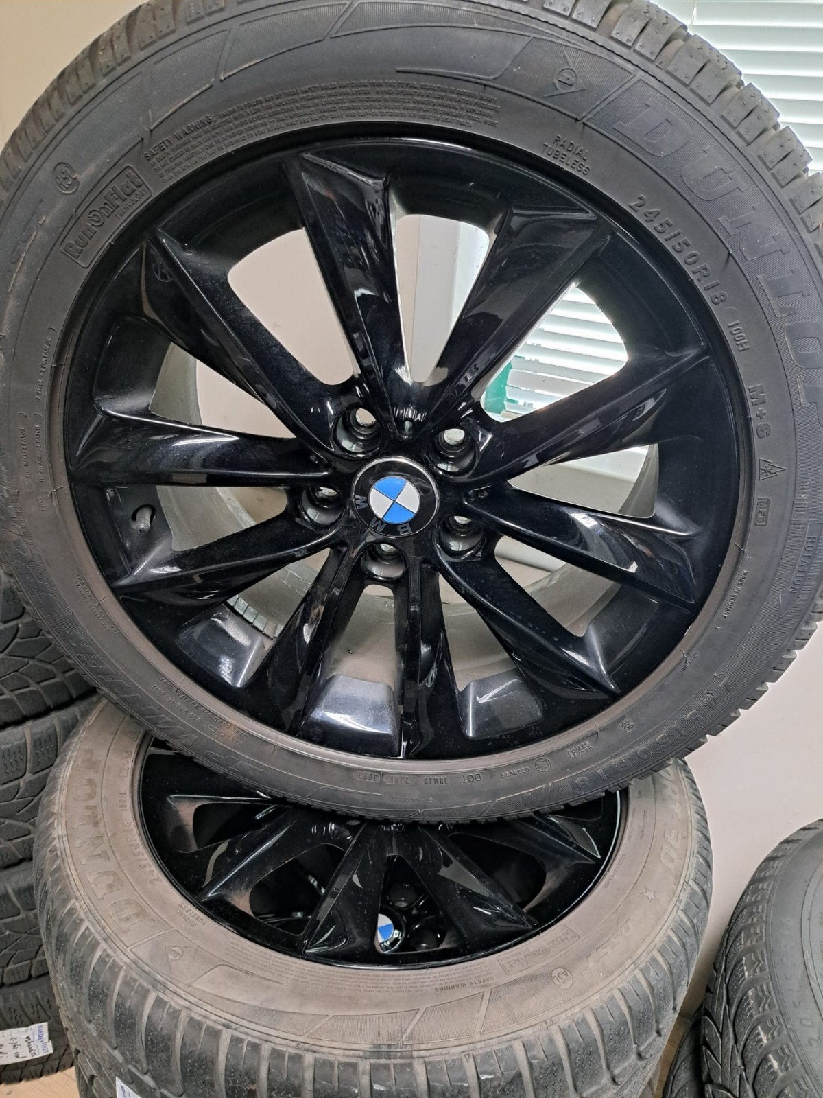 Set winterbanden Dunlop voor BMW X3 18", Auto-onderdelen, Banden en Velgen, Ophalen, 18 inch, Banden en Velgen, Winterbanden
