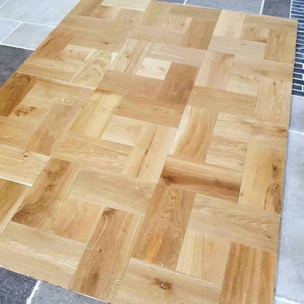 UNIEK!! Eiken Versailles vloer kant en klaar naturel geolied, Ophalen of Verzenden, Nieuw, Parket