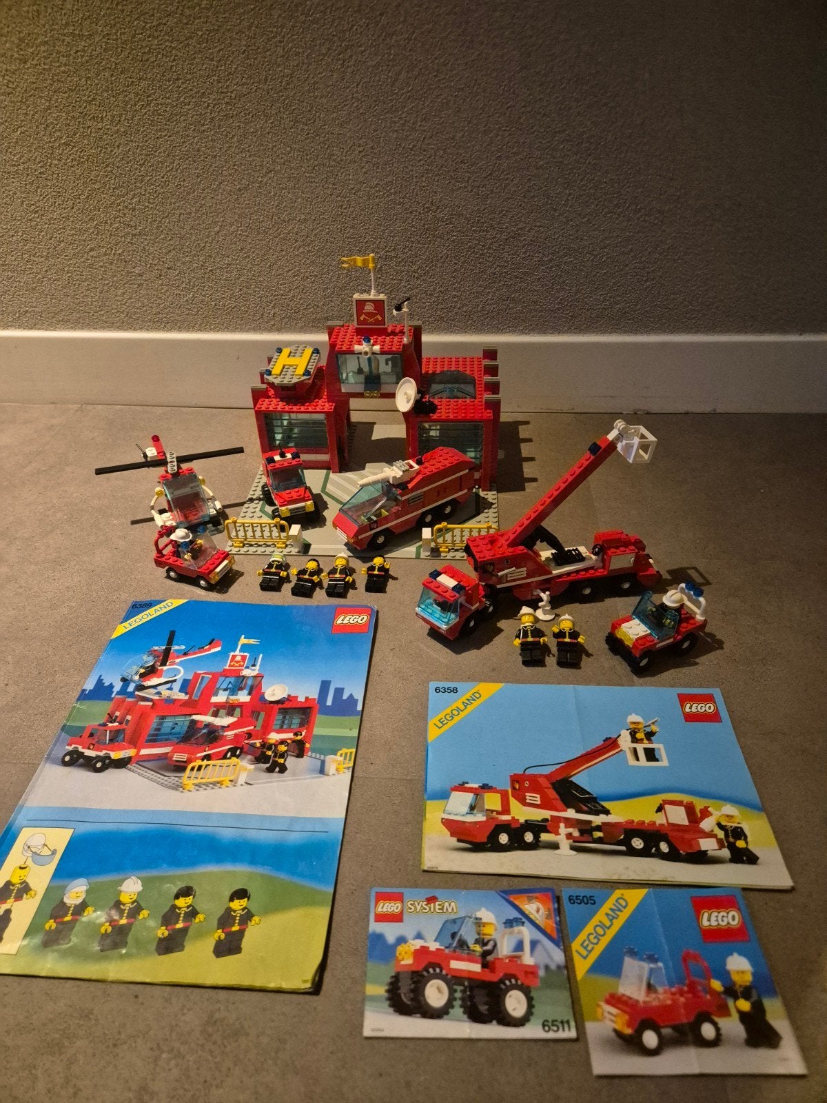 grote partij lego brandweer 6389, Ophalen of Verzenden, Zo goed als nieuw