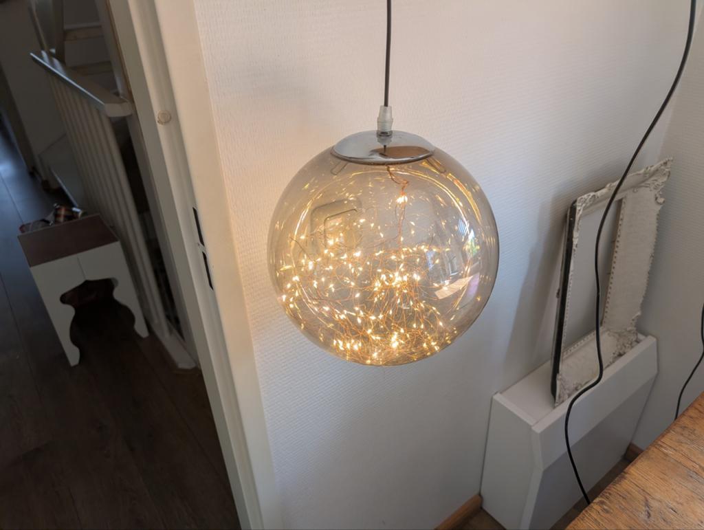 Leuke licht bal, Ophalen