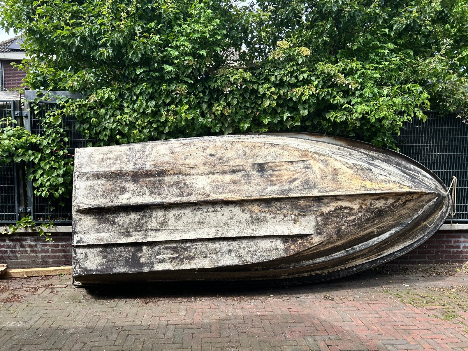 Poleyester boot, Ophalen, Gebruikt