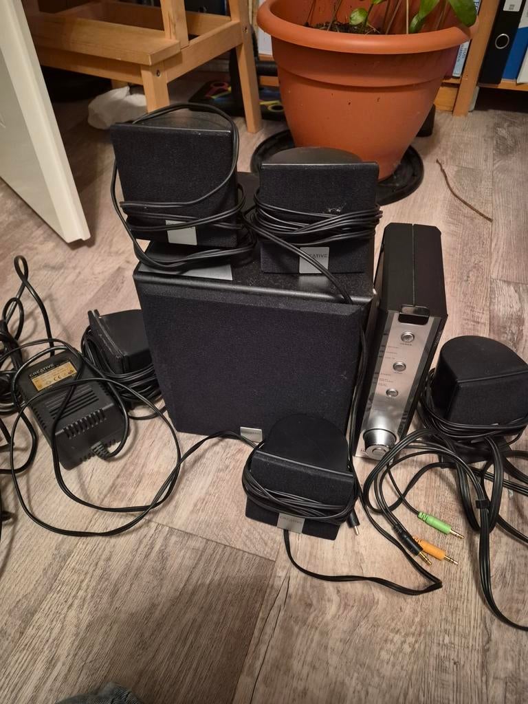 Mooi speaker setje, Overige merken, 70 watt of meer, Ophalen of Verzenden, Zo goed als nieuw