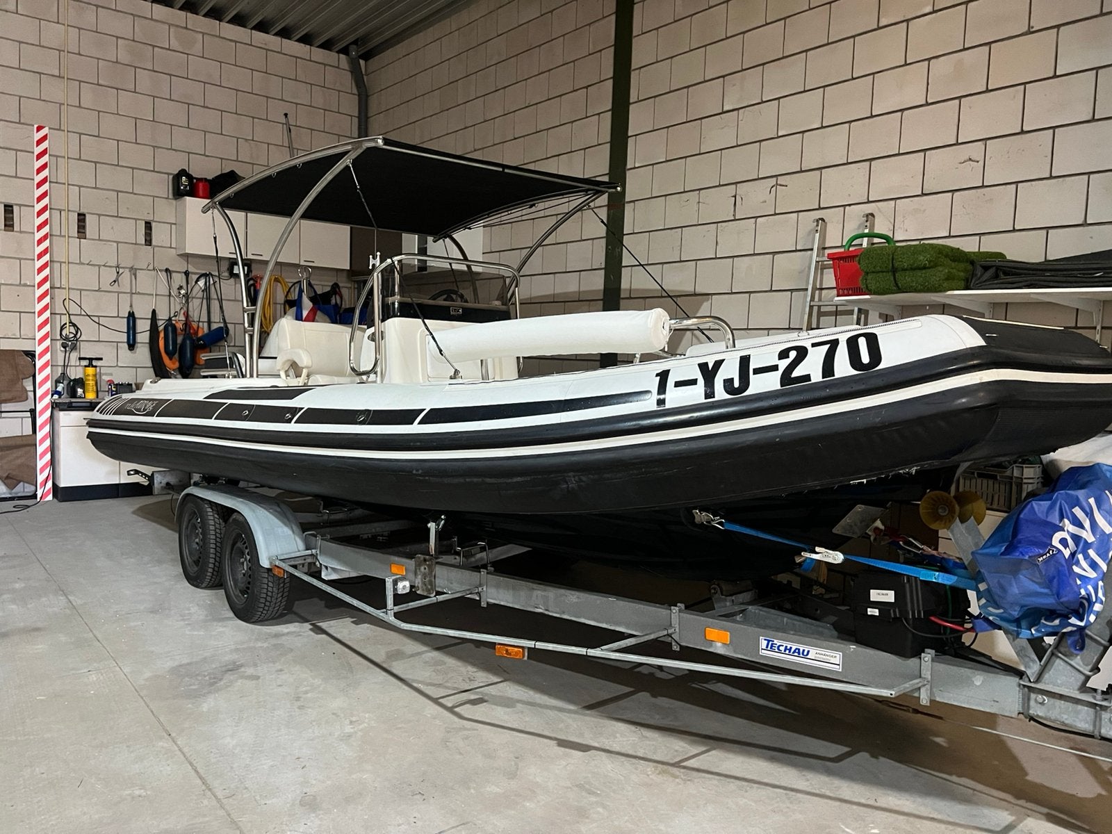 Rib boot, Watersport en Boten, Ophalen, Gebruikt, Viertaktmotor, 30 pk of meer