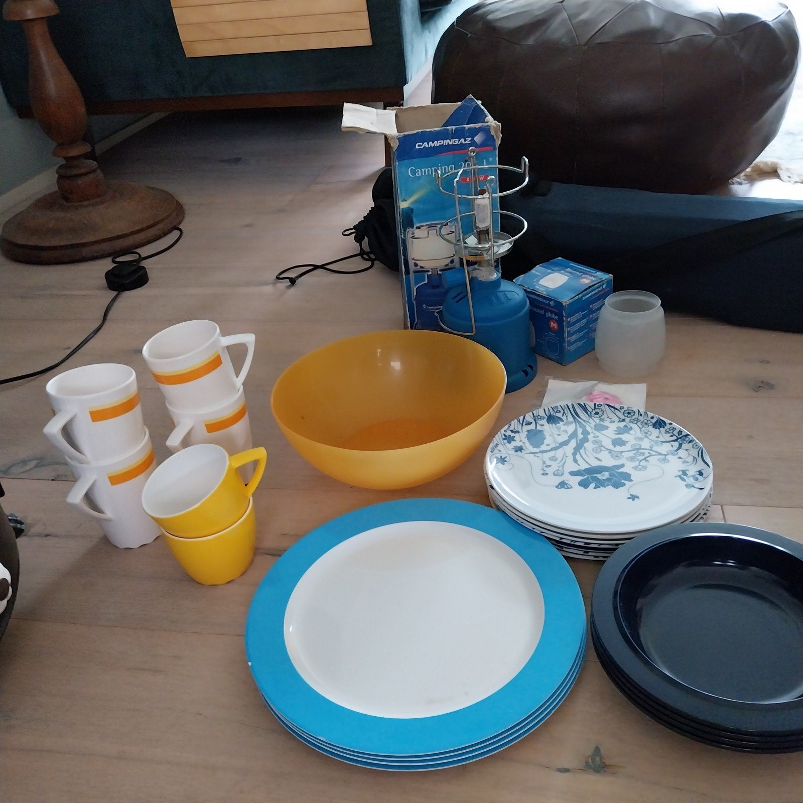 Campinguitrusting: Mepal servies, Campinggaz brander en meer, Ophalen of Verzenden, Gebruikt