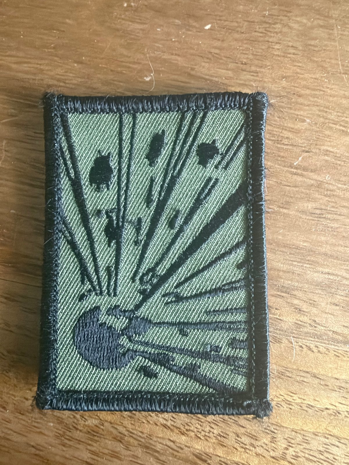 Munitie Patch - Explosie Design, Ophalen of Verzenden, Zo goed als nieuw
