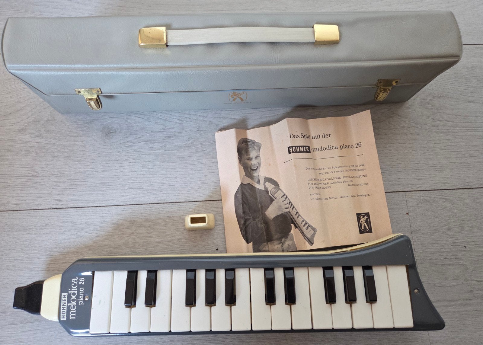 Hohner Melodica Piano 26 met koffer en handleiding, Ophalen of Verzenden, Zo goed als nieuw, Overige soorten, Met koffer of draagtas